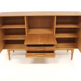 Enfilade scandinave en teck et en chêne, Suède, 1960