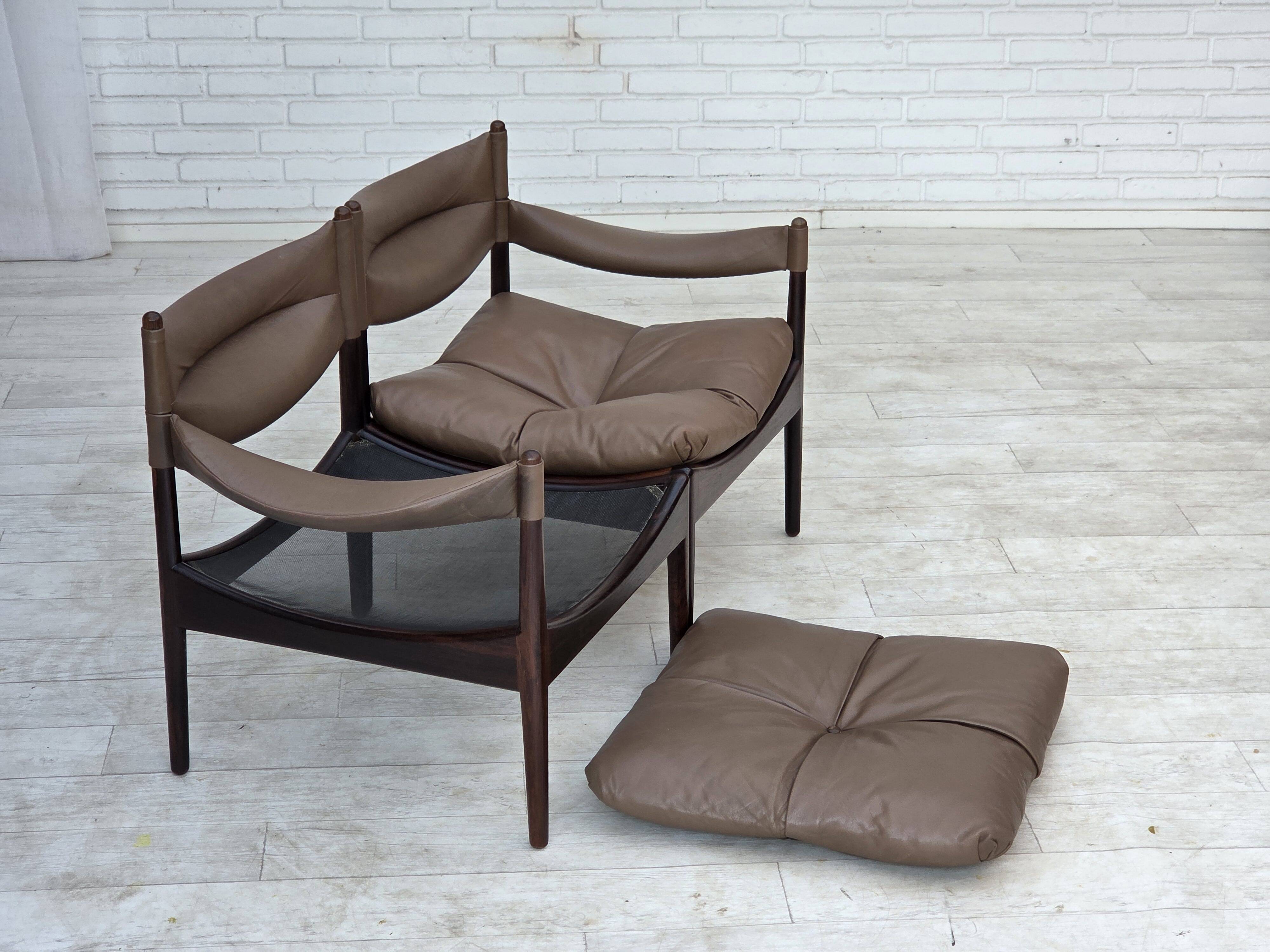 1970s, Danish design by Kristian Vedel, modular sofa, model Modus.
