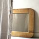 Large oak mirror 78x78, Maison Regain 1978