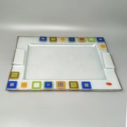 1970s Astonishing Tray By Albatros in Murano Glass. Made in Italy