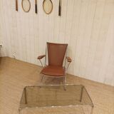 Fauteuil pliant en skaï