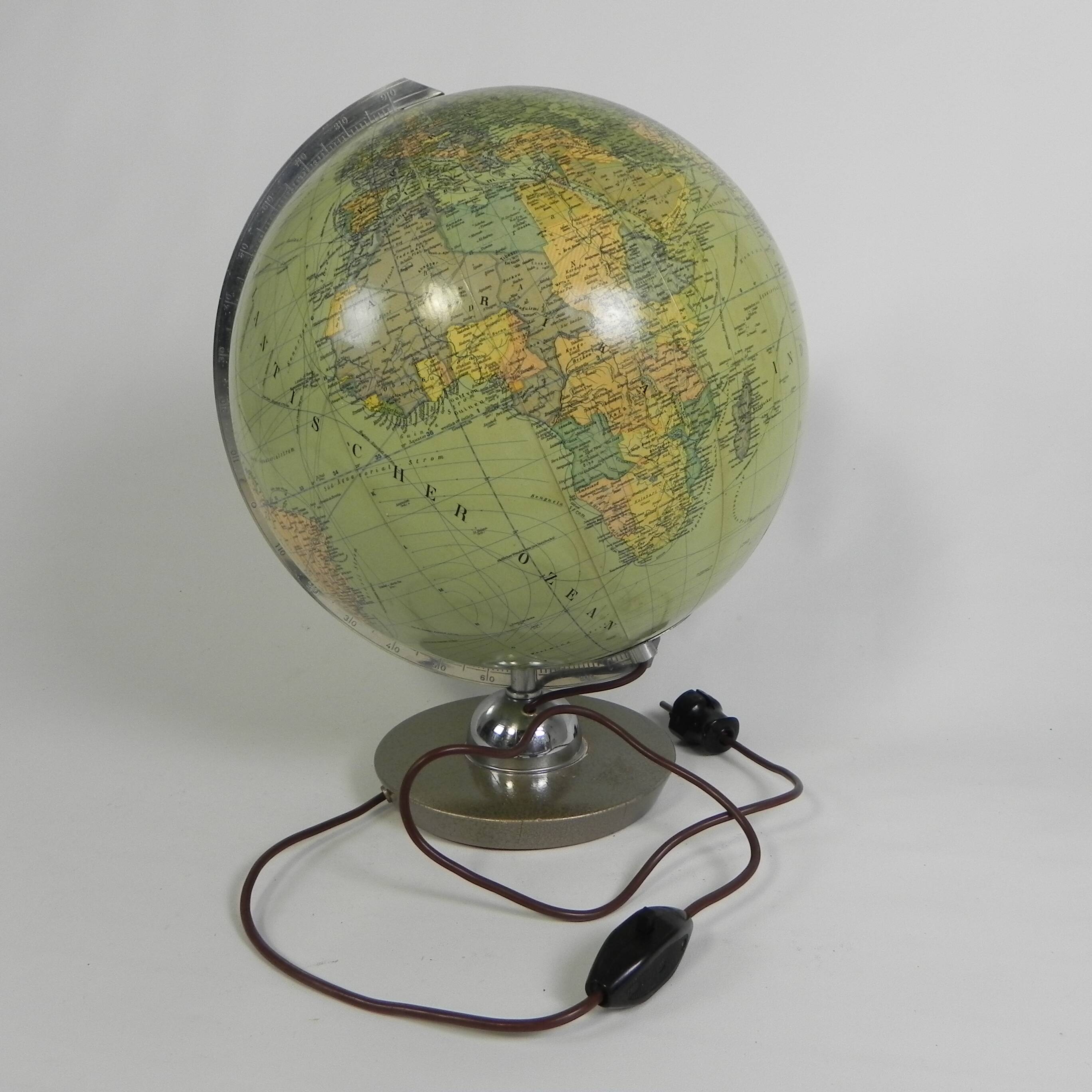 Luminous globe JRO Globus, 1960s