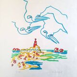 Lot of two Charles Lapicque lithographs