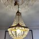 Hot air balloon chandelier with tassels