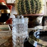 Clear Lucite table lighter, Italy 1970s