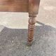 Louis Philippe desk in walnut, with a leather top.