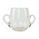 Glass ice bucket, Italian design, 1970s, made in Italy