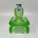 1970s Stunning Green Smoking Set By Antonio Imperatore in Murano Glass. Mad