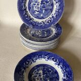 Set of 11 Ruwaha Willow Plates