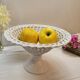 Coupe à Fruits Compotier en Céramique Tressée