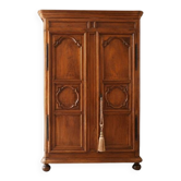 18th-century wardrobe - solid walnut -