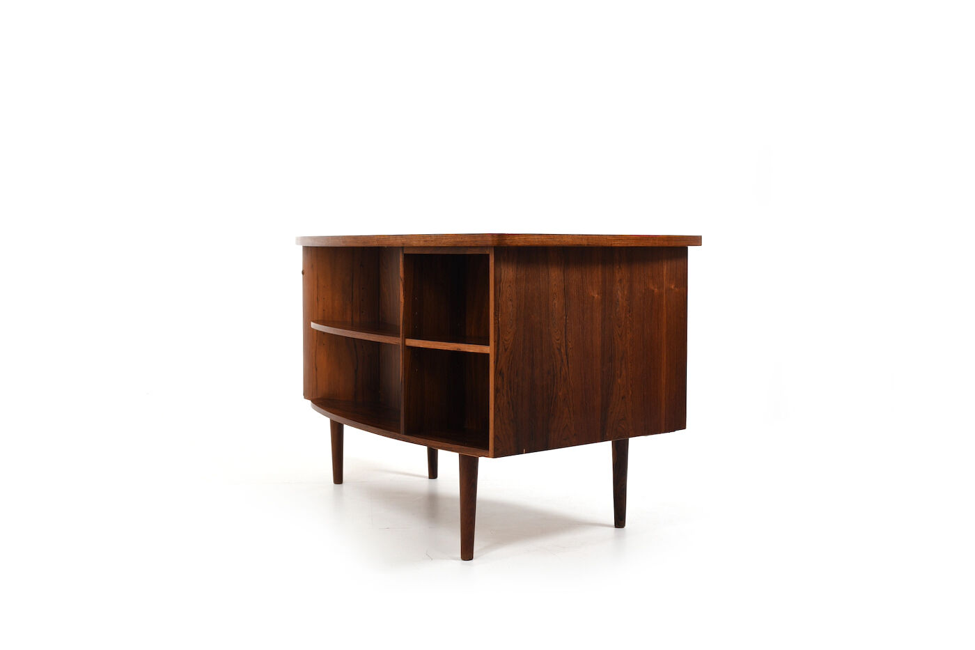 Fine Danish Kidney Desk Model 54 by Feldballes Møbelfabrik 1950s