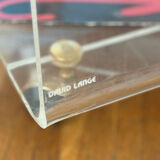 David Lange plexiglass table