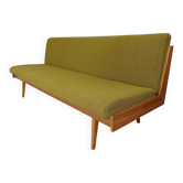 Folding daybed green Interier Praha Ex Czechoslovakia