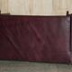 Victorian Knole canapé restored in leather with feather cushions.