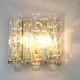 Pair of large Murano glass wall sconces by Doria, Germany, 1960s.