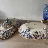 Desvres old Rouen faience plate