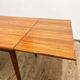 Extendable Mid Century Teak Dining Table with pull out leaves, Denmark, 1950s