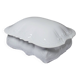 Vintage Limoges porcelain bonbonnière in white with rococo decoration.