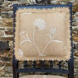 Chaise ancienne , chauffeuse fin XIXe