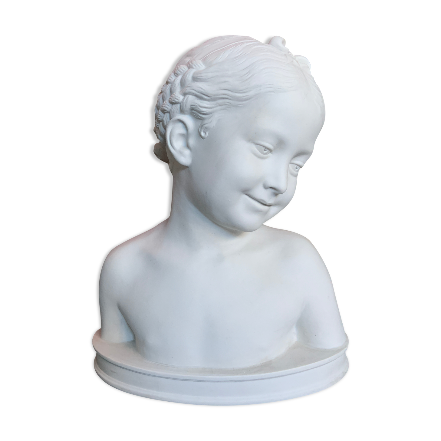 Bust after Pigalle in biscuit