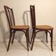 Lot de 4 chaises bistrot 1900 par J et J Kohn modèle 462