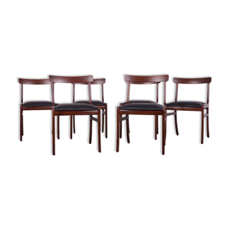 Chaises par Ole Wanscher pour Poul Jeppesens Møbelfabrik, années 1960, Set of 6