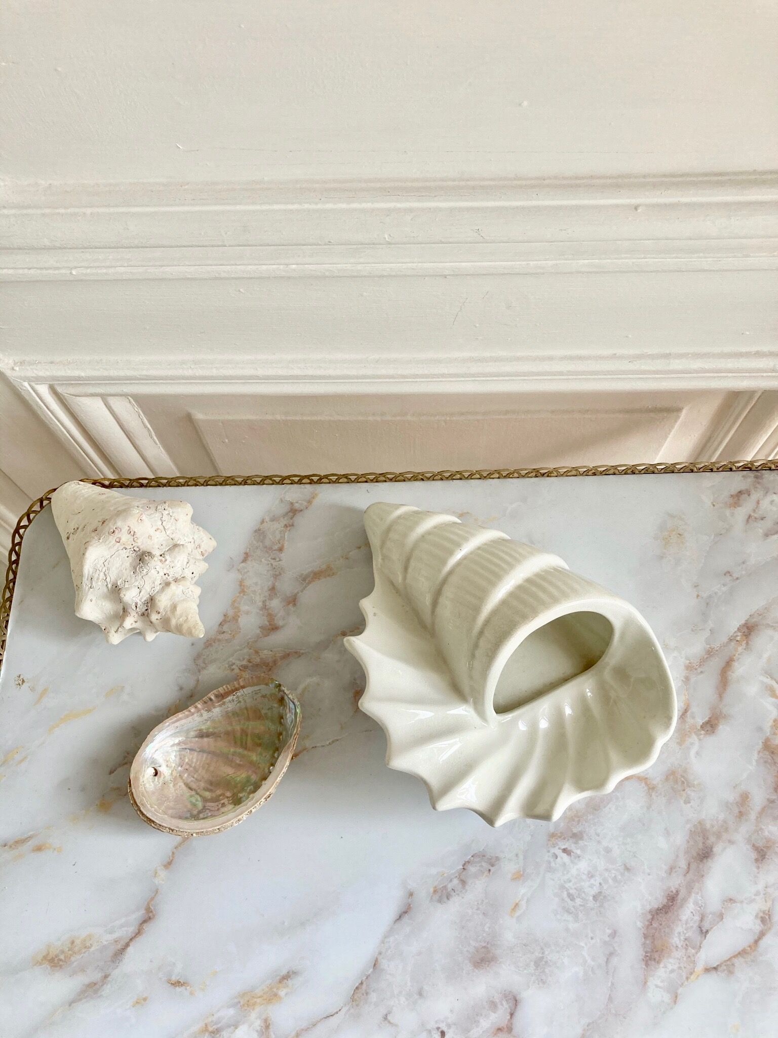 Empty cut English shell pocket