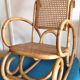 Rocking chair child rattan wicker nsac retro old vintage
