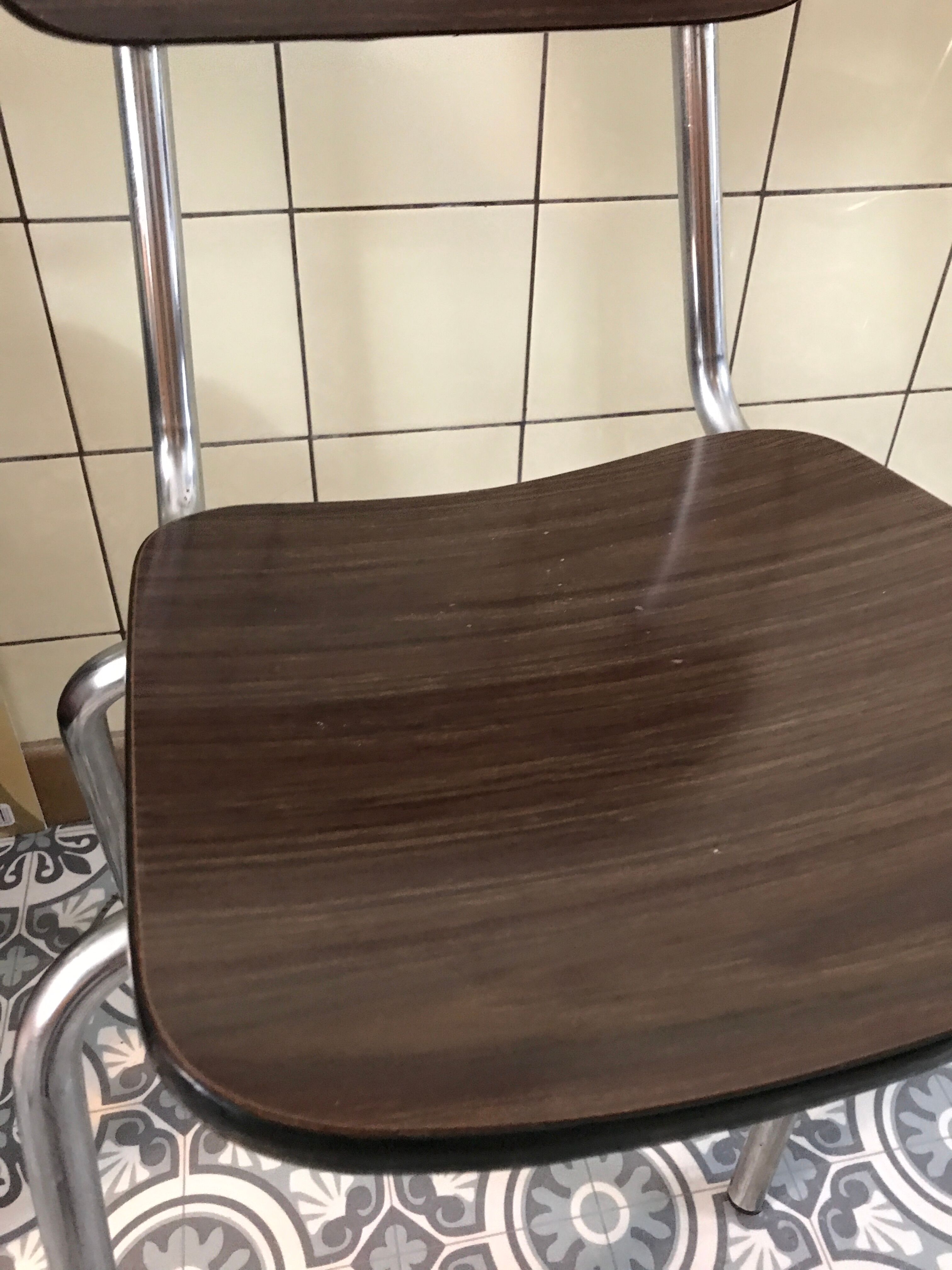 Set of 2 chairs in formica