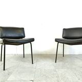 Vintage Conseil Chairs by Pierre Guariche 1950's, France