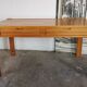 Bureau vintage 1970/1980 en bois blond, simat