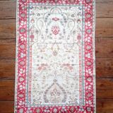 Handmade silk cashmere rug 125x76cm