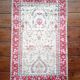 Handmade silk cashmere rug 125x76cm