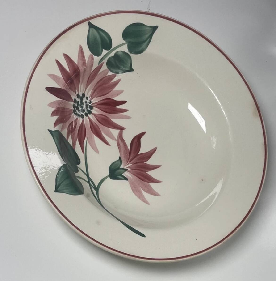 Floral deep plates hbcm