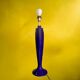 Large vintage lamp base in cobalt blue ceramic – 1960s