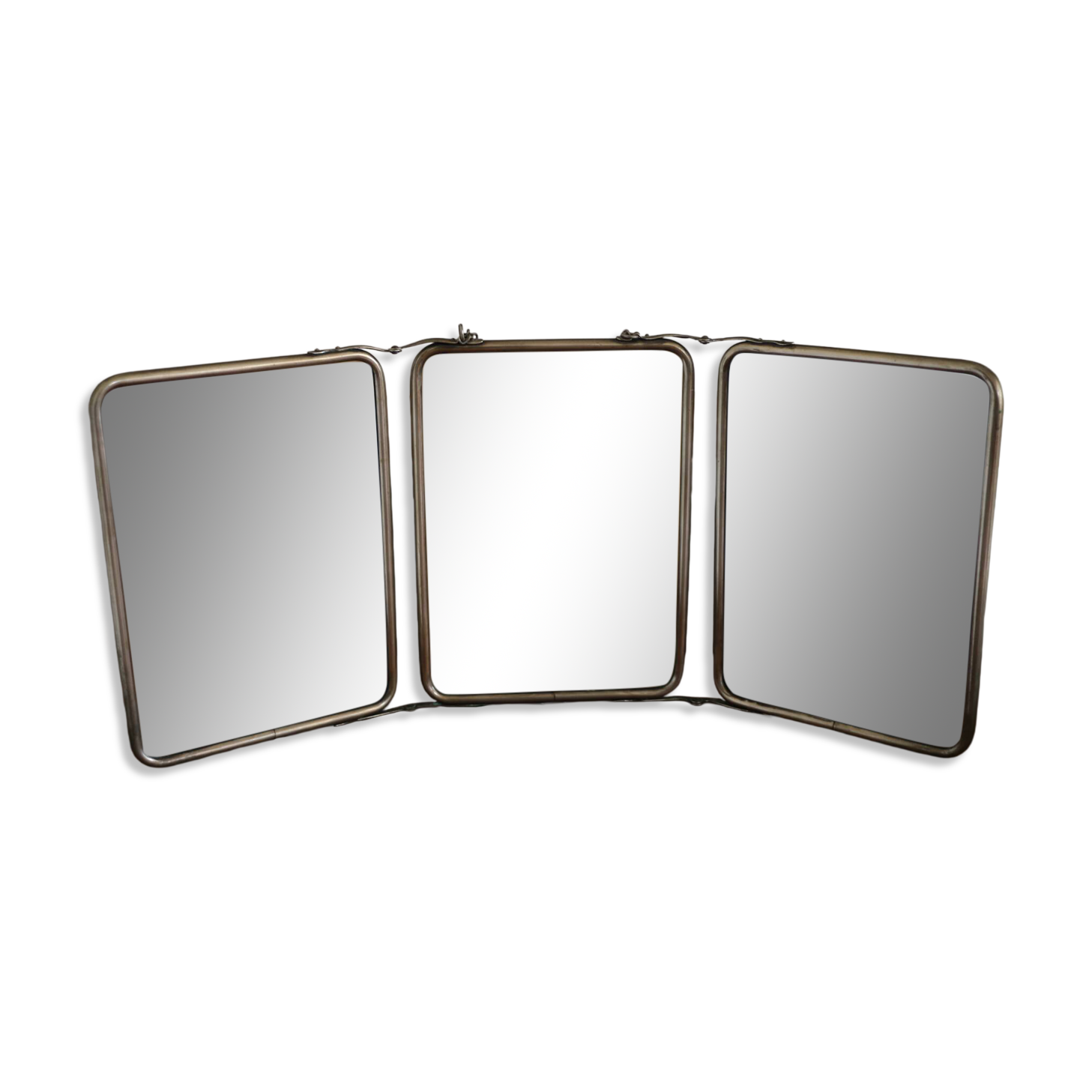 Bevelled triptych barber mirror (645*290mm)