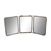 Miroir barbier triptyque biseauté (645*290mm)