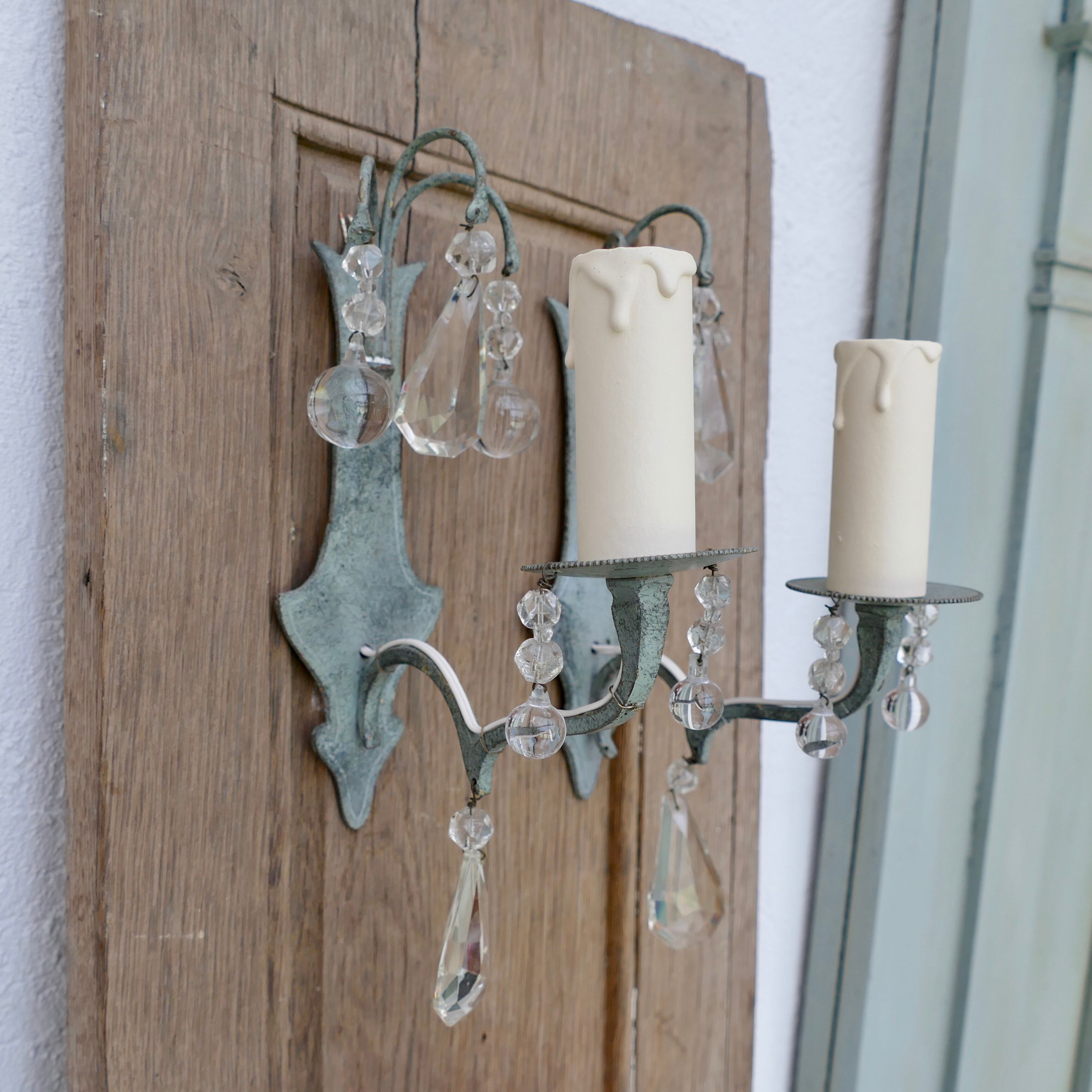 Pair of wall lamps