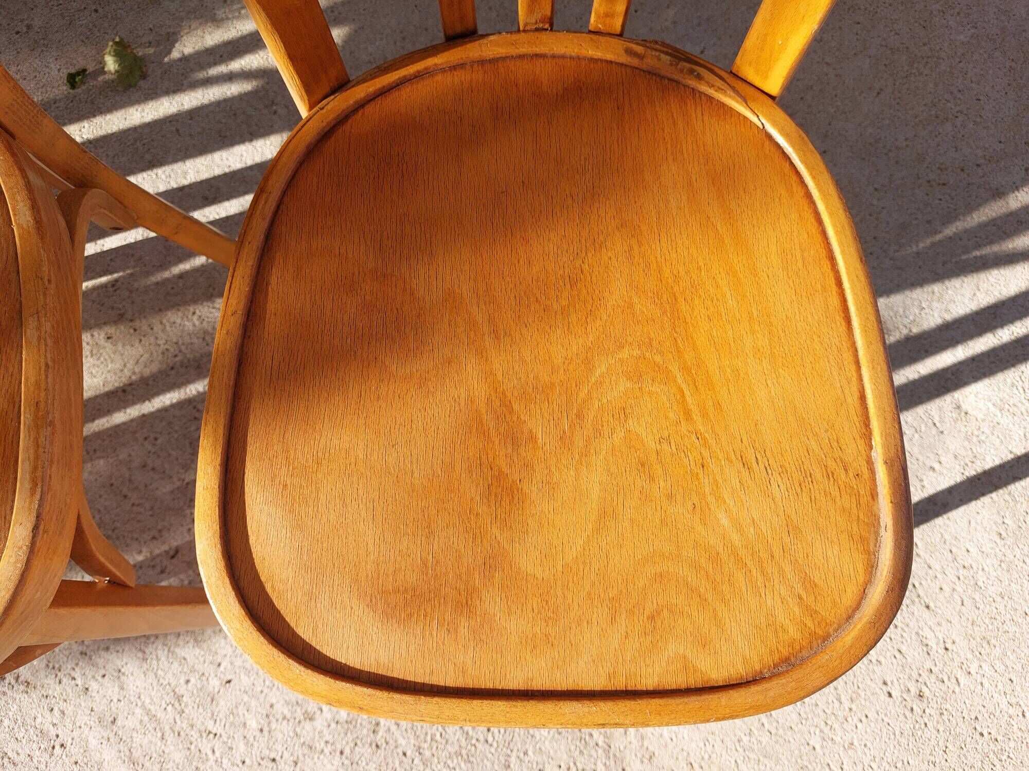 4 vintage Baumann bistro chairs