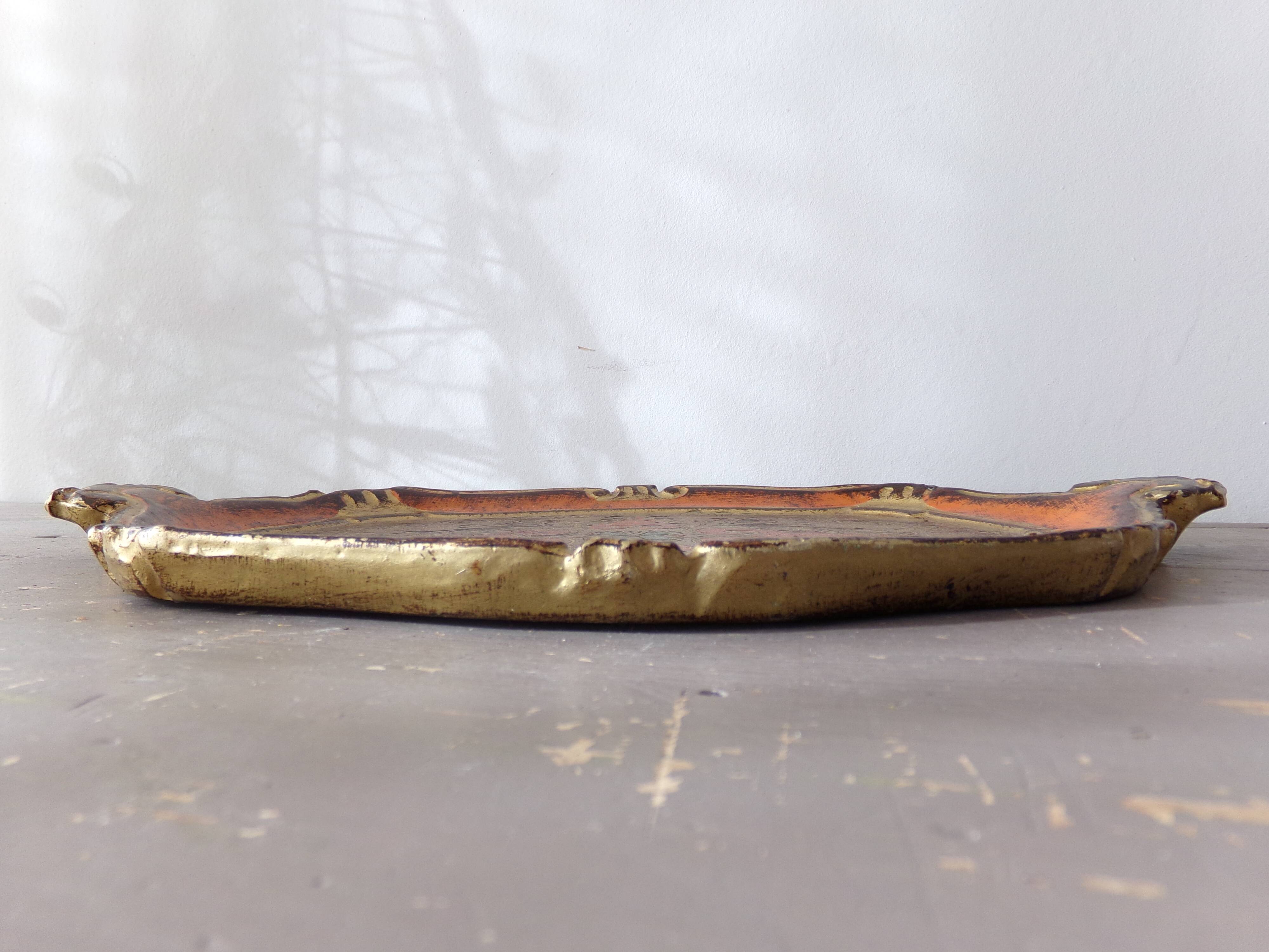 Florentine wooden tray
