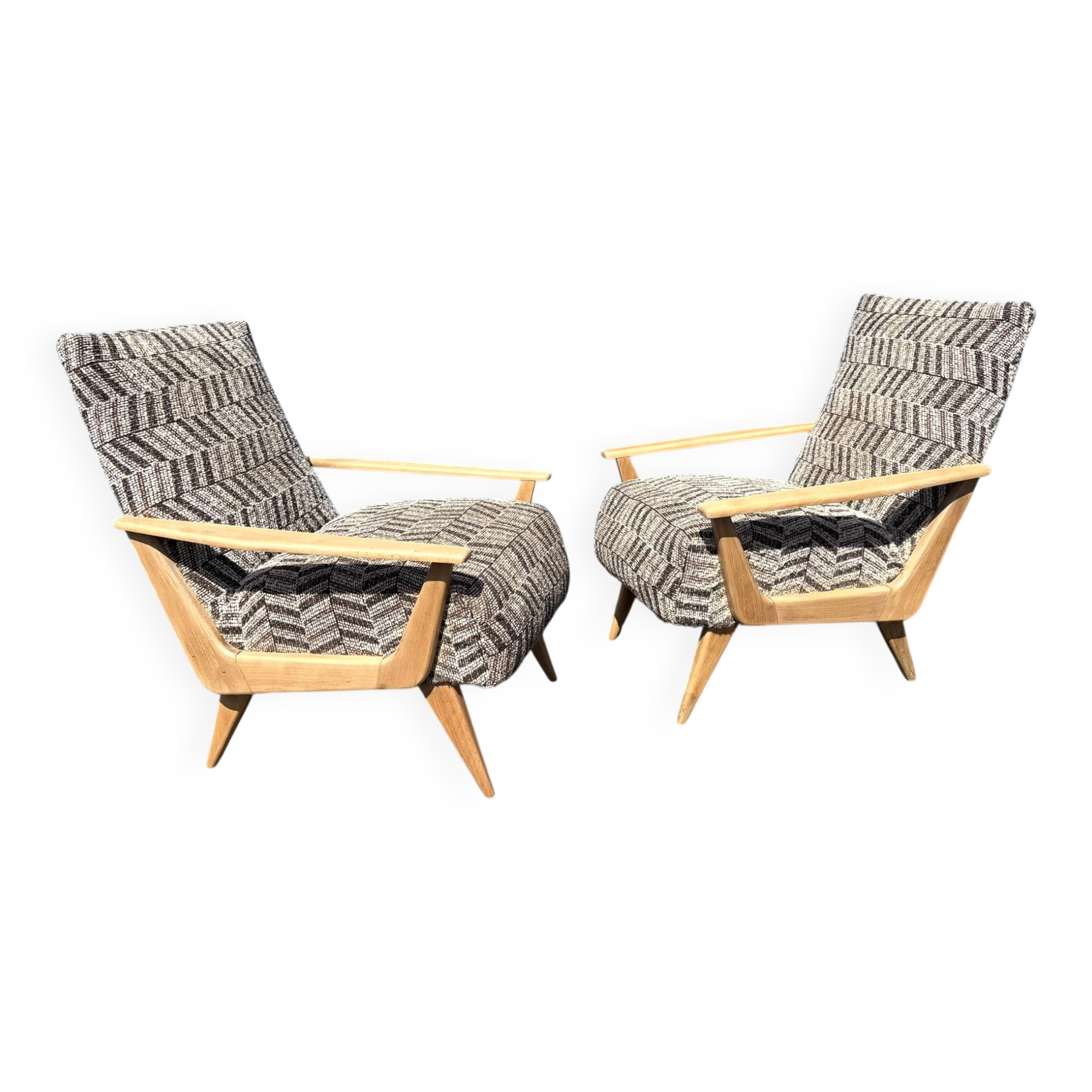 Paire de fauteuils style scandinave , des années 70/80'