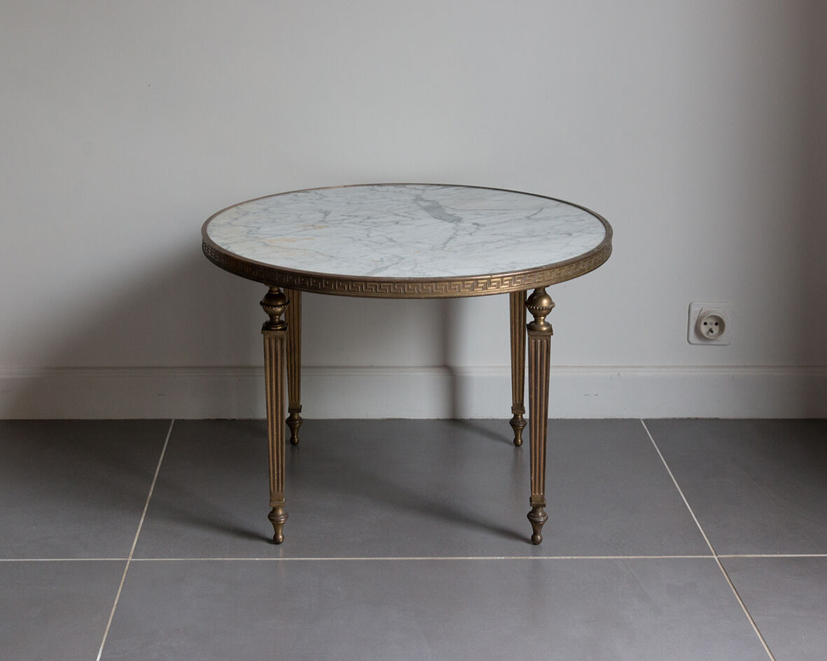 Marble coffee table