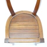 1980s Pair of Solid Teak Chairs, India