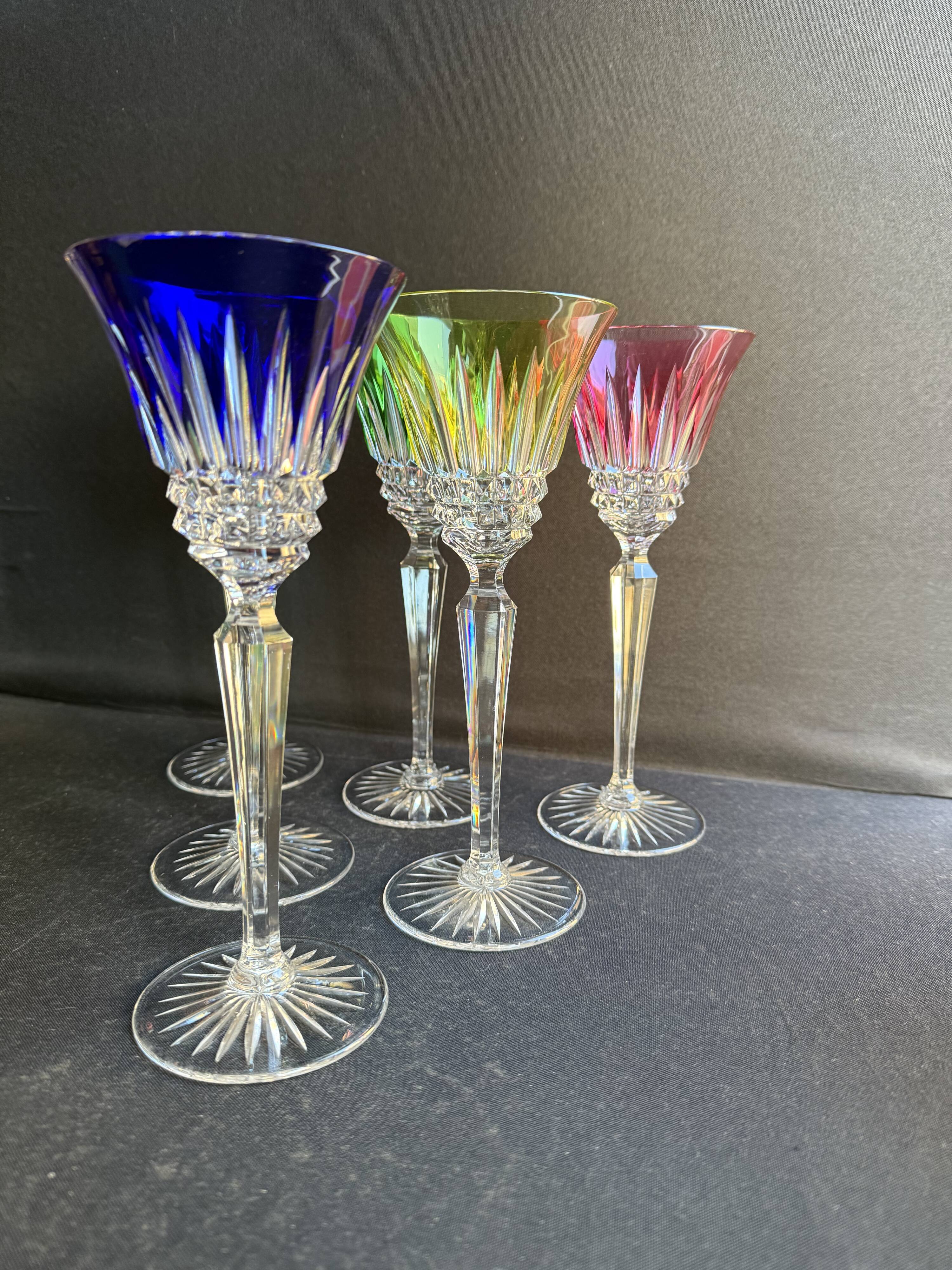 6 Wine Glasses – Double Crystal