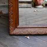 Carved wooden mirror 149x95cm