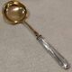 Louche dessert spoon silver 950 Minerva Louis XVI style