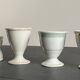 4 antique ceramic egg cups