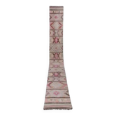 Vintage Turkish hallway rug 81x660 cm