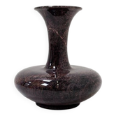 Polished granite vase